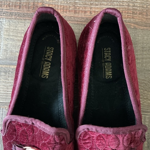 Stacy Adams Valet Slip On Bit Loafer Men\'s Shoes Burgundy main image 5